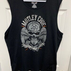 NEW- MOTLEY CRU MENS  BAND MUSCLE TEE